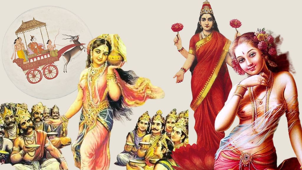 God & Goddess Emerged From Samudra Manthan