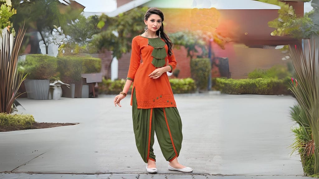 Dhoti Style Salwar Suits