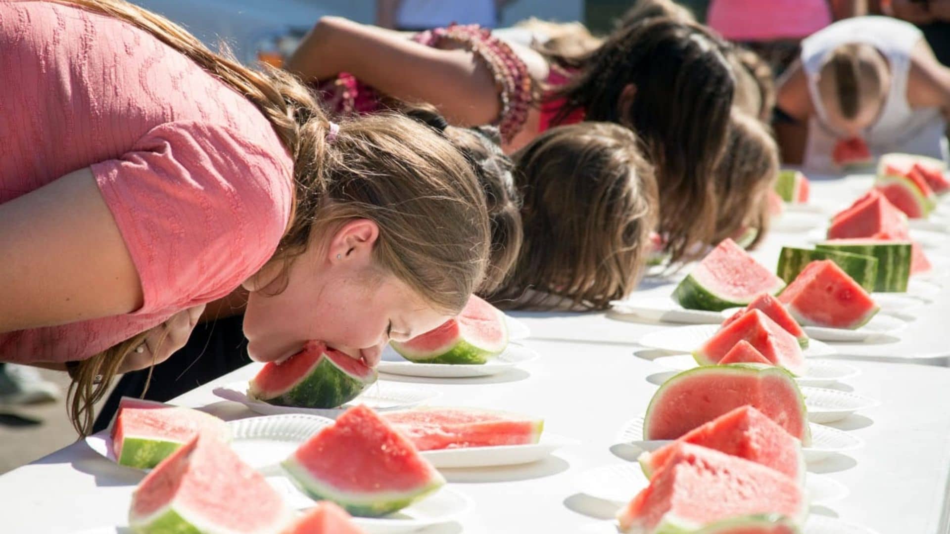 DIY Watermelon Eating Contest