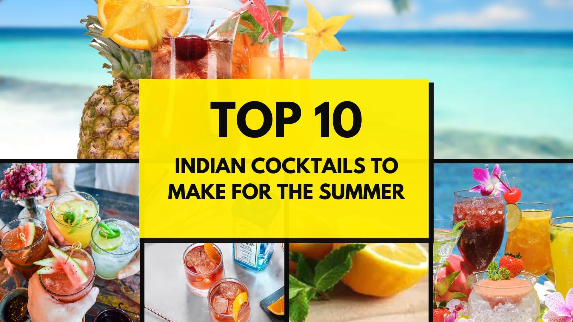 Indian cocktails