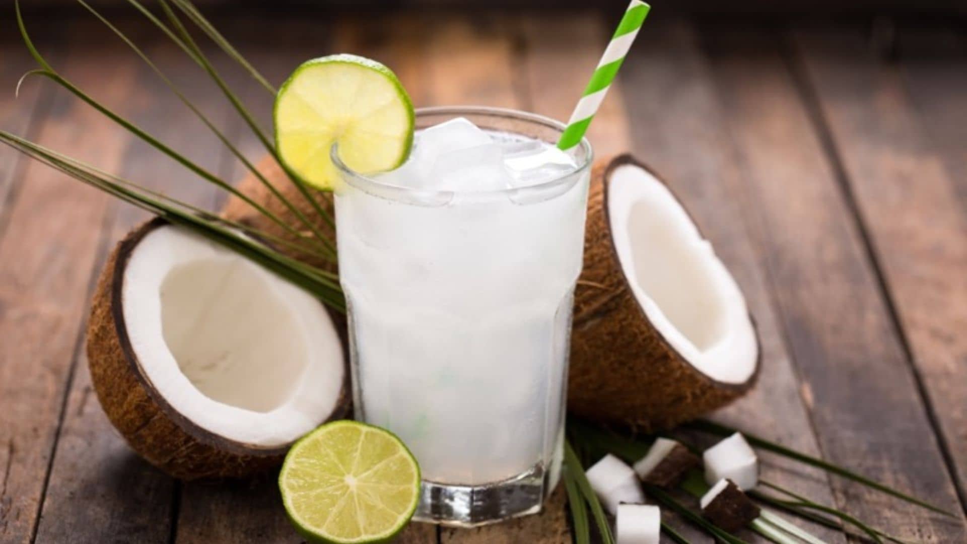 Coconut Water with Lemon