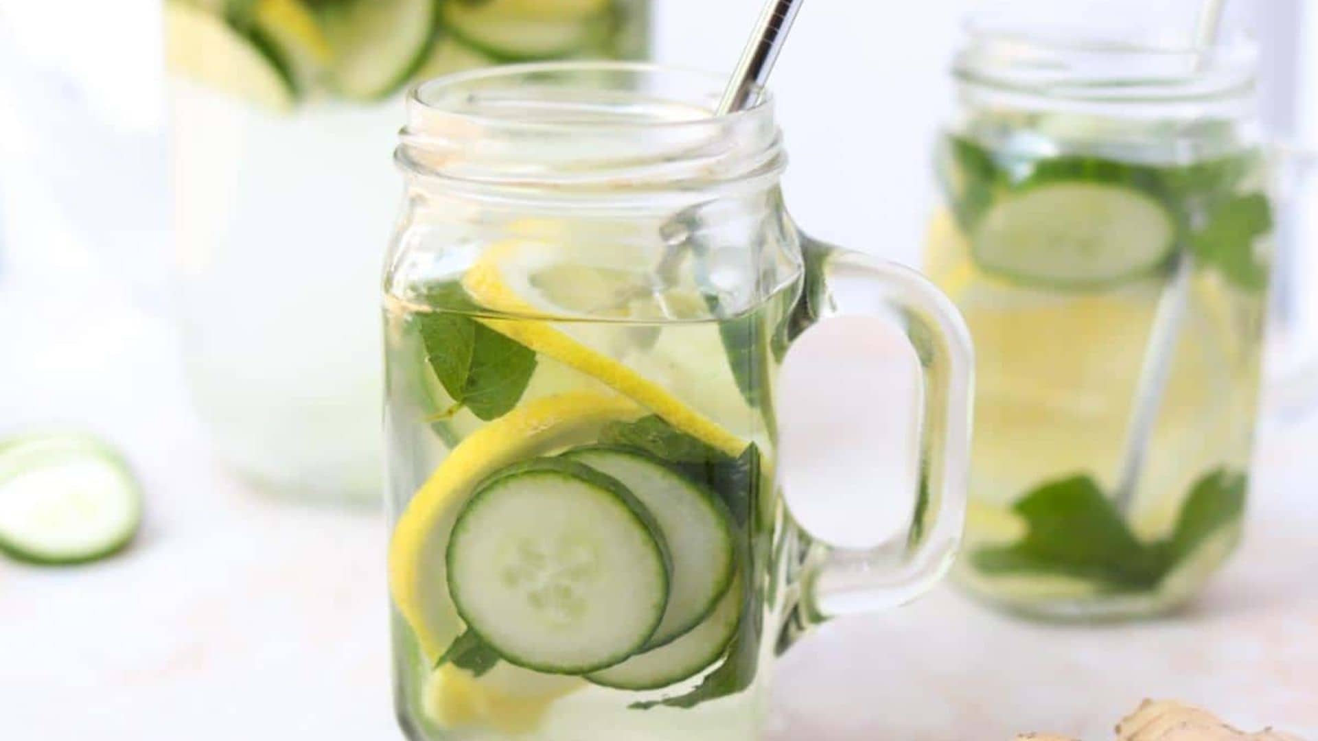 Cucumber and Mint Detox Water