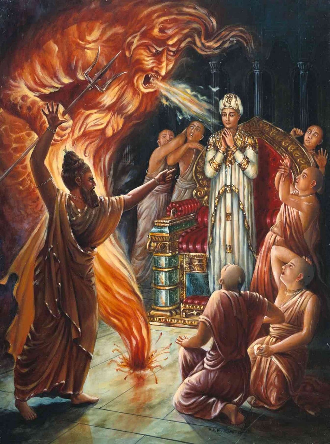 curse given by Sage Durvasa to Devaraj Indra